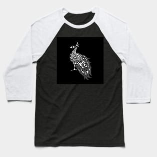 peacock bird in mandala ecopop pattern Baseball T-Shirt